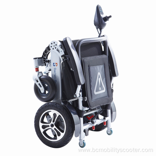 Medical Remote Control Lightweight Electr Fold Wheelchair